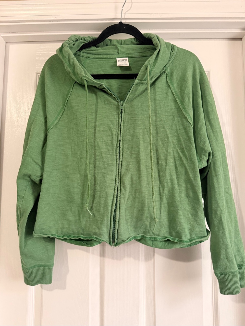 Victoria's Secret Green Zip-Up Hoodie